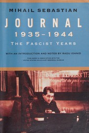 Cover of: Journal, 1935-1944 by Mihail Sebastian