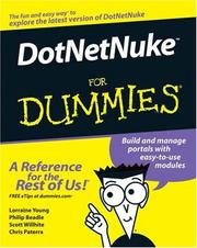 Cover of: DotNetNuke For Dummies (For Dummies (Computer/Tech)) by Lorraine Young, Philip Beadle, Scott Willhite, Chris Paterra