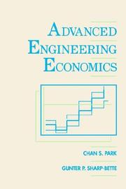 Cover of: Advanced engineering economics