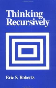 Thinking recursively by Eric Roberts