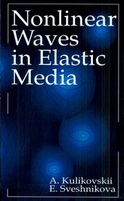 Cover of: Nonlinear waves in elastic media