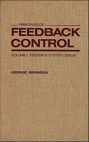 Principles of feedback control by George Biernson