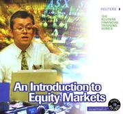 Cover of: An introduction to equity markets