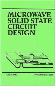 Cover of: Microwave solid state circuit design