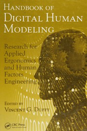 Cover of: Handbook of Digital Human Modeling (Human Factors and Ergonomics)