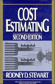 Cover of: Cost estimating by Rodney D. Stewart, Rodney D. Stewart