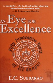 Cover of: An eye for excellence by E. C. Subbarao