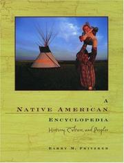 Cover of: A Native American encyclopedia by Barry Pritzker