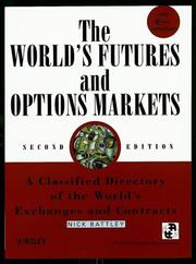 Cover of: The world's futures & options markets
