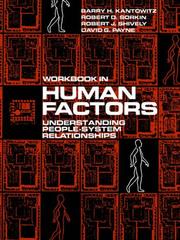 Cover of: Human Factors, Workbook: Understanding People-System Relationships