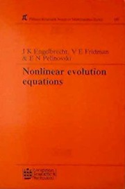 Cover of: Nonlinear evolution equations