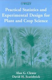 Cover of: Practical Statistics and Experimental Design for Plant and Crop Science