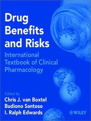 Cover of: Drug Benefits and Risks by 