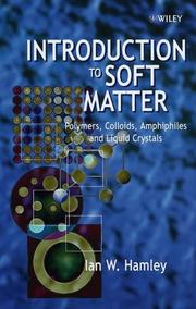 Cover of: Introduction to Soft Matter by Ian W. Hamley