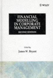 Cover of: Financial modelling in corporate management