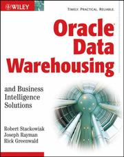 Oracle Data Warehousing and Business Intelligence Solutions by Rick Greenwald