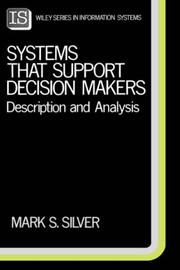 Cover of: Systems that support decision makers: description and analysis