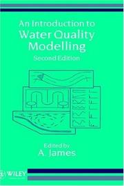Cover of: An Introduction to Water Quality Modelling | A. James