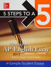 Writing the AP English Essay 2017 by Daniel Murphy, Barbara L. Murphy, Estelle M. Rankin