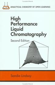 High performance liquid chromatography by Sandie Lindsay