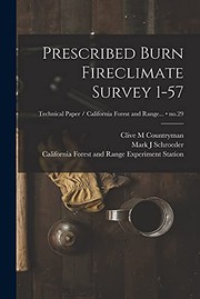 Prescribed Burn Fireclimate Survey 1-57; no.29