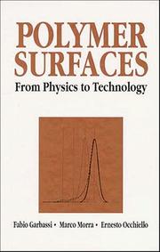 Cover of: Polymer surfaces from physics to technology