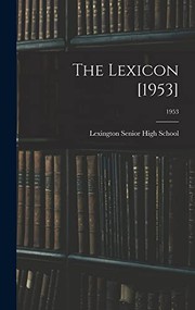 The Lexicon [1953]; 1953