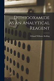 Dithiooxamide as an Analytical Reagent