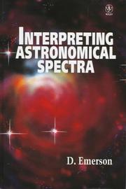 Cover of: Interpreting astronomical spectra