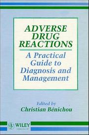 Cover of: Adverse drug reactions by edited by Christian Bénichou ; translated by Éditions Pradel.