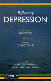 Cover of: Refractory depression: current strategies and future directions