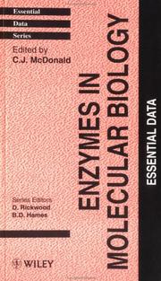 Cover of: Enzymes in Molecular Biology by C. J. McDonald, C. J. McDonald