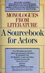 Cover of: Monologues from Literature by 