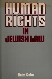 Cover of: Human rights in Jewish law