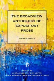 Cover of: The Broadview Anthology of Expository Prose - Third Edition