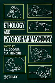Cover of: Ethology and psychopharmacology