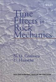 Cover of: Time effects in rock mechanics by N. Cristescu
