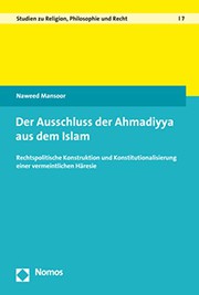 Der Ausschluss Der Ahmadiyya Aus Dem Islam