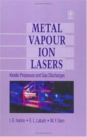 Metal Vapour Ion Lasers by Christopher E. Little