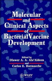 Cover of: Molecular and clinical aspects of bacterial vaccine development