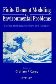Cover of: Finite element modeling of environmental problems: surface and subsurface flow and transport
