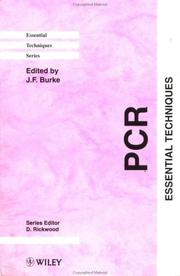 Cover of: PCR by J. F. Burke