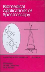 Cover of: Biomedical applications of spectroscopy by edited by R.J.H. Clark, R.E. Hester.