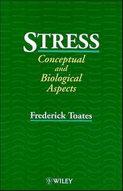 Cover of: Stress: Conceptual and Biological Aspects