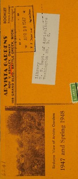 Cover of: 1947 and spring 1948