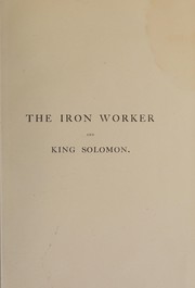 Cover of: The iron worker and King Solomon by Harrison, Joseph