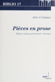 Cover of: Pièces en prose