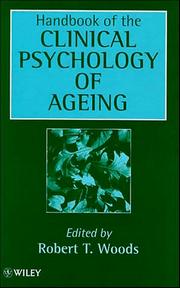 Cover of: Handbook of Clinical Psychology of Ageing
