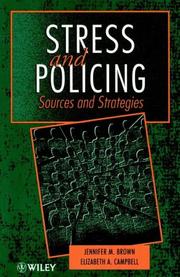 Cover of: Stress and Policing: Sources and Strategies