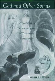 Cover of: God and Other Spirits: Intimations of Transcendence in Christian Experience